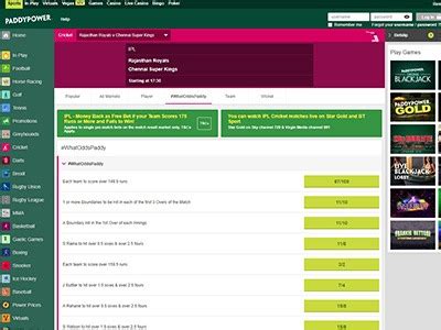 paddy power cricket betting|cricket oddschecker.